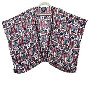 Angie Kimono Womens Size Small Boho Open Front Short Top